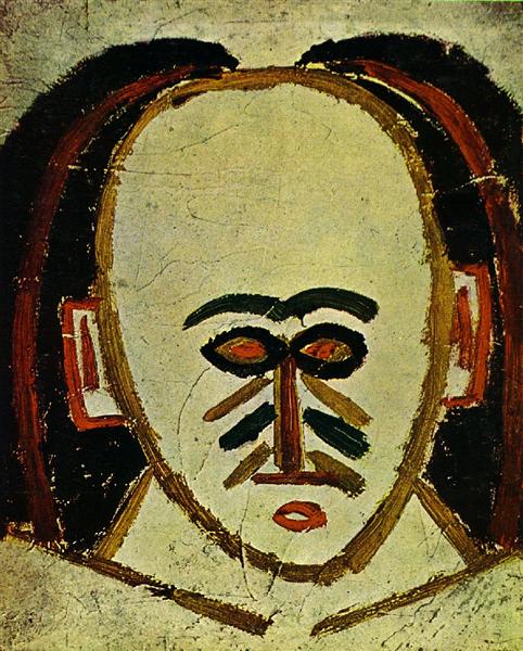 Pablo Picasso Painting Head Of A Man Tete D'Homme